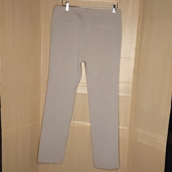 Amanda + Chelsea Grey Straight Leg Career Pants 8 - Picture 4 of 7